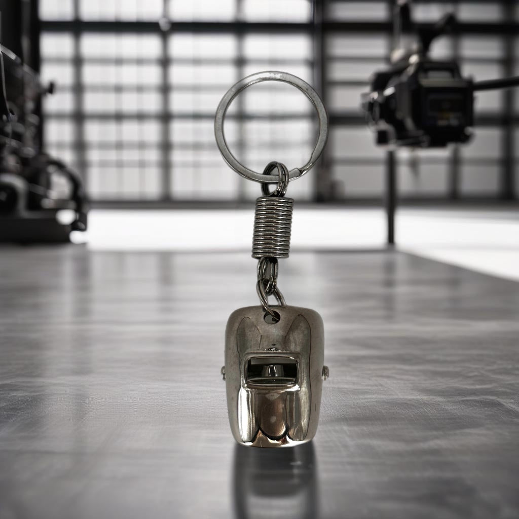 Stainless Steel- Pipeline Welder Helmet Keychain